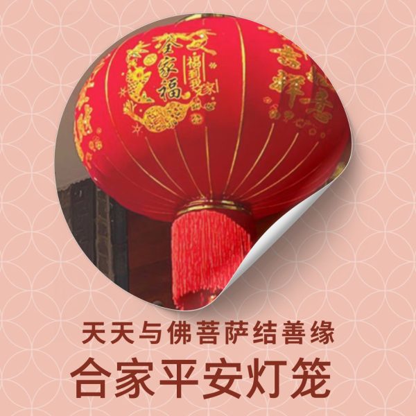 荣华富贵全家福灯笼 Lantern of Prosperity, Wealth and Blessings for the Whole Family